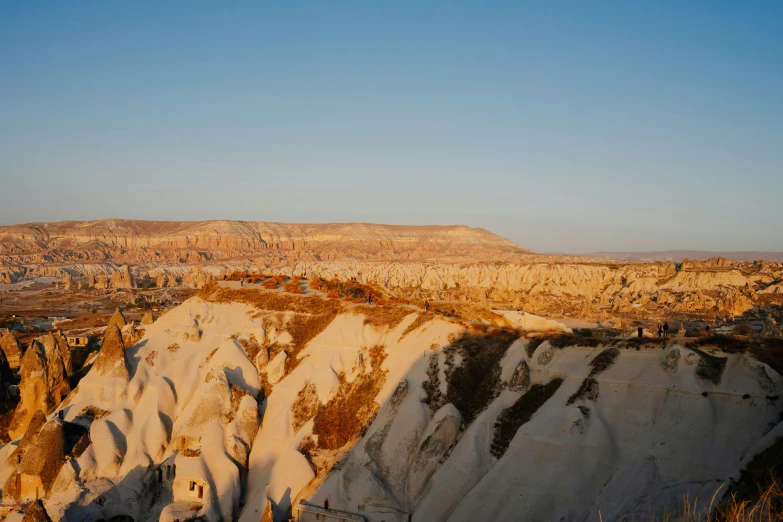 the view from a bird's eye point of rocky terrain