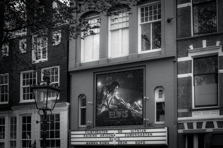 the old theater marquee is now on the corner