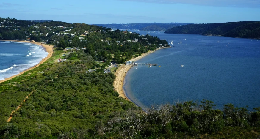 a landscape po of an island and a body of water