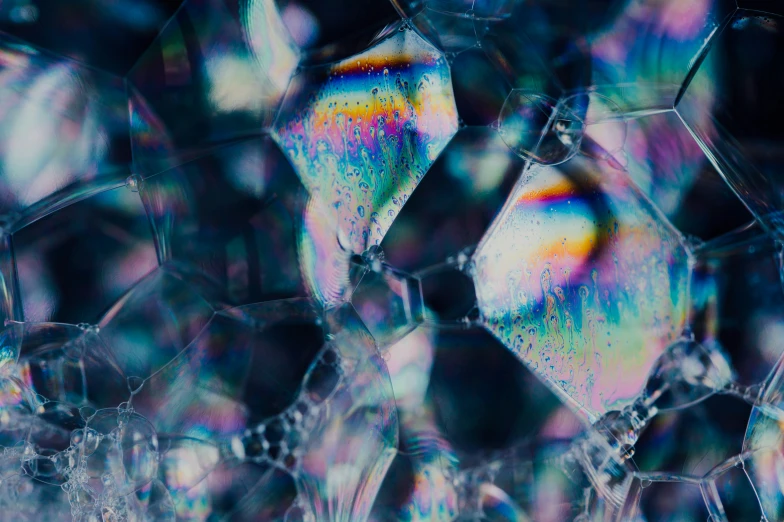 many bubbles are shown in this blurry pograph