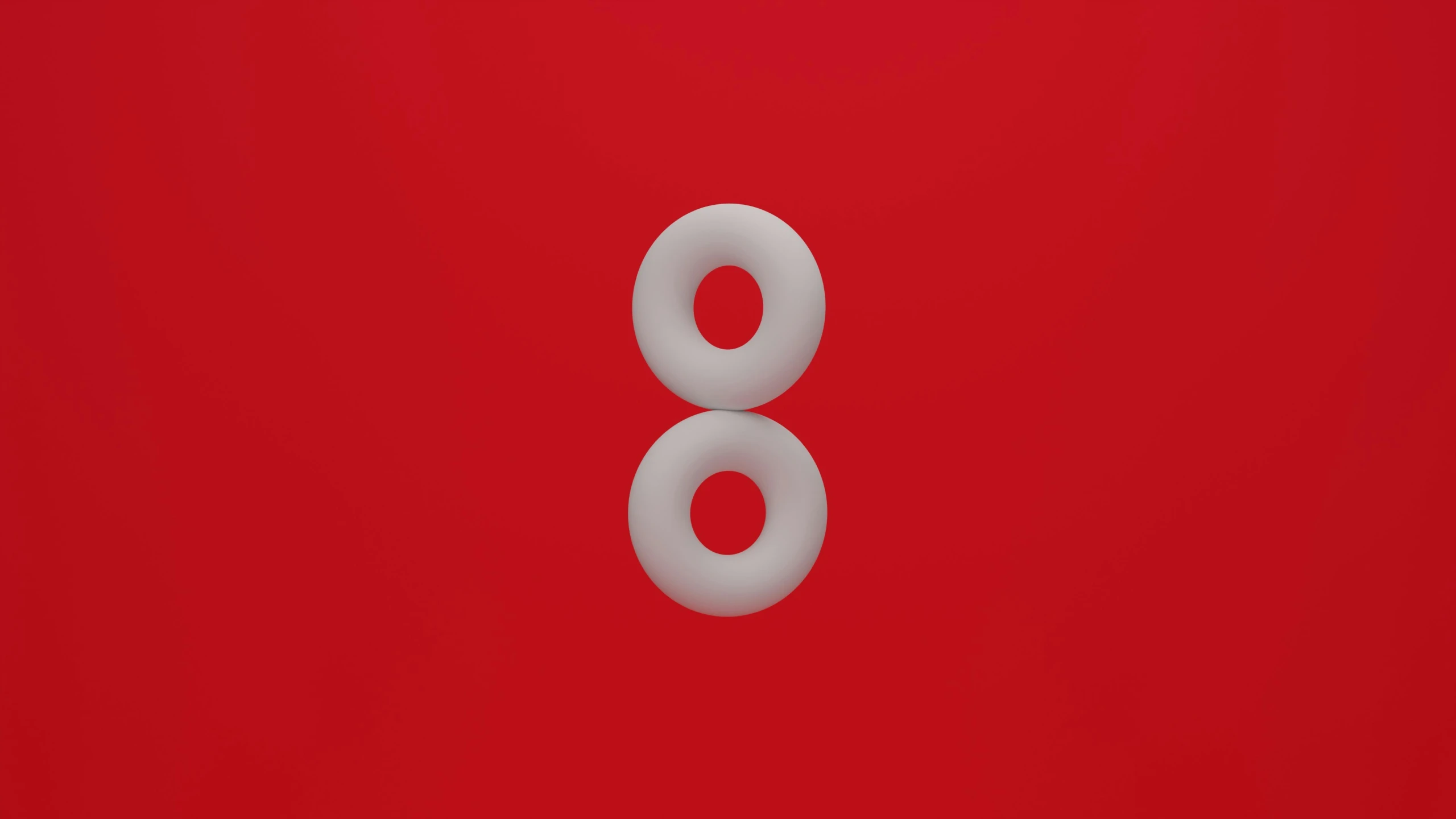 a number eight on red with the bottom three of the numbers down