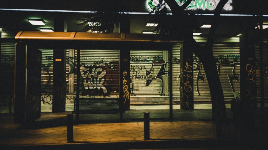 two benches in front of an open window