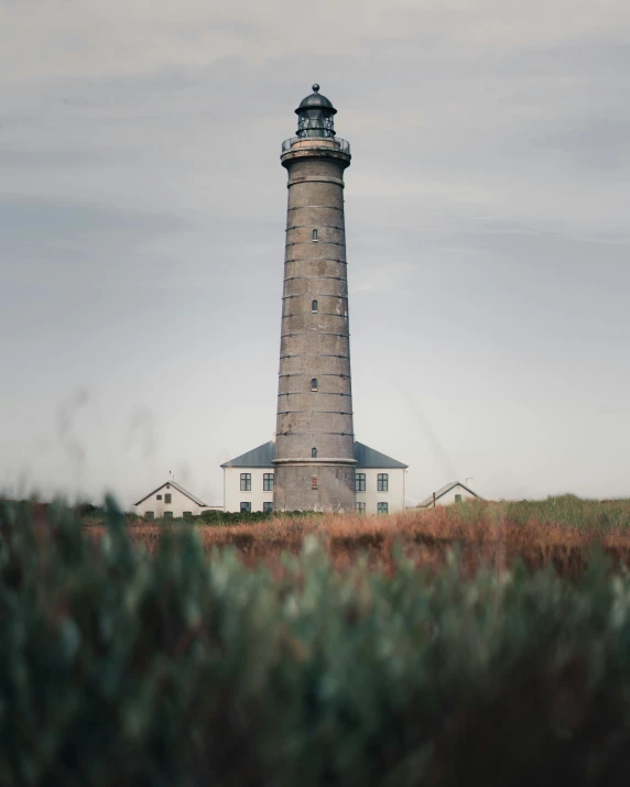 an old lighthouse in the middle of nowhere