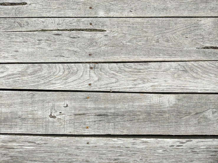 a close up of an older planked wood siding