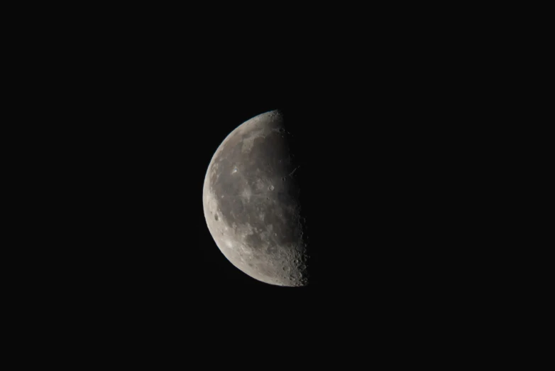 the moon lit up in the sky during an eclipse