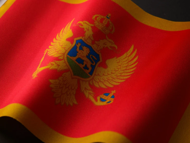 flag of the russian empire close up