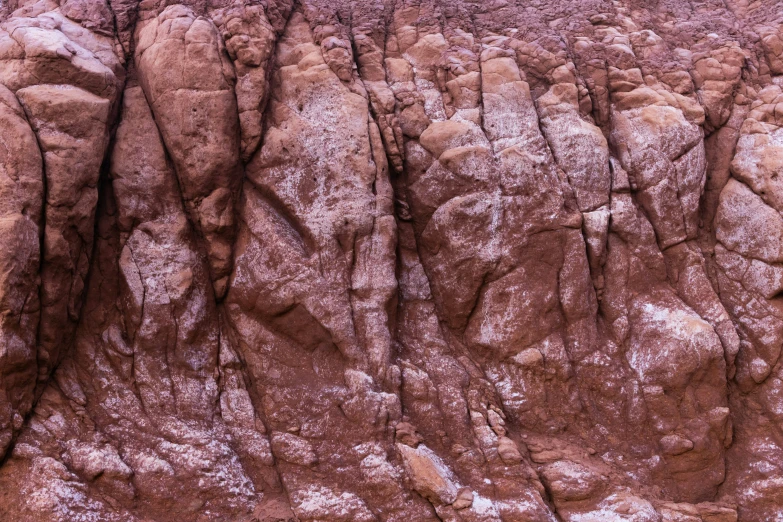 the view from above shows very steep, jagged rocks