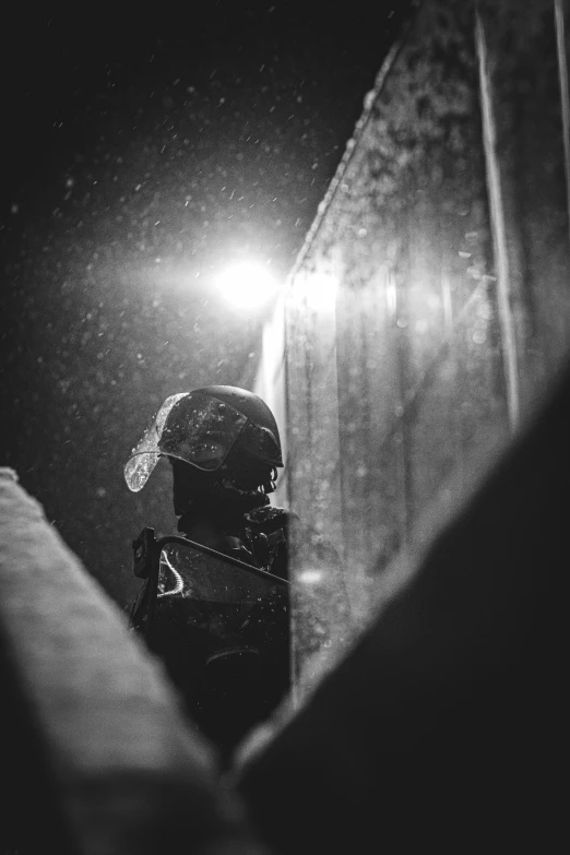 a man in black jacket skiing on a slope