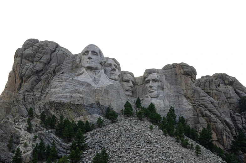 mount rushers at dusk with leaves on the grass