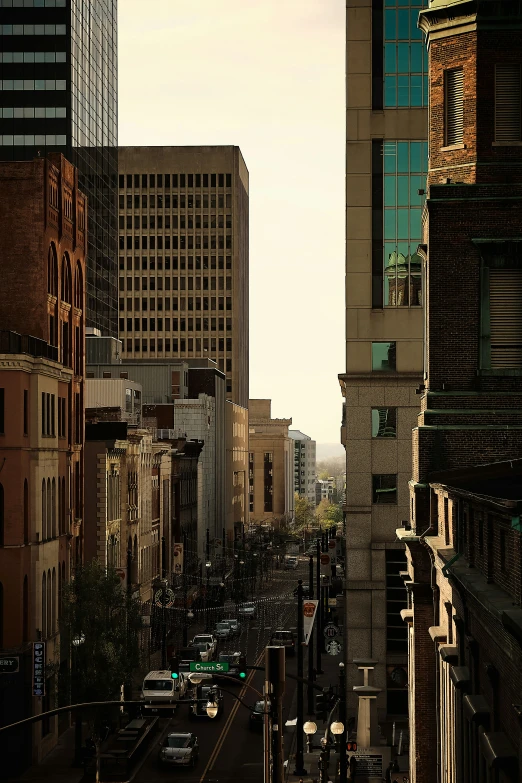 traffic on an otherwise busy city street