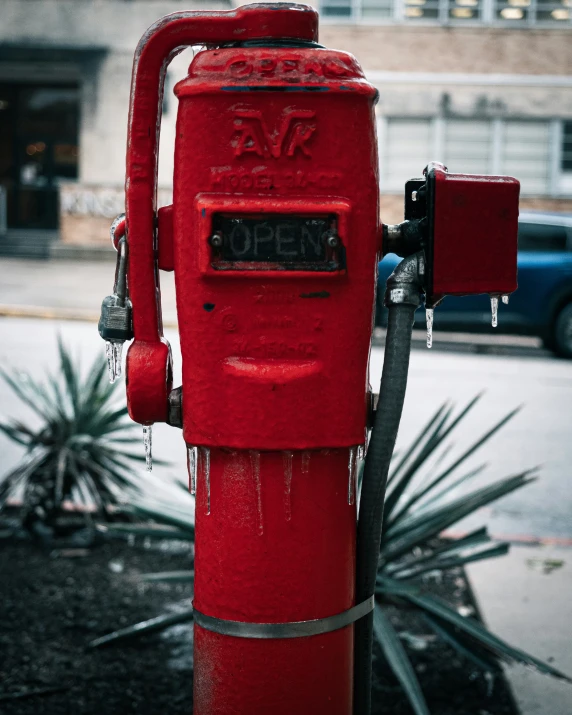 a fire hydrant that is on the side of the road