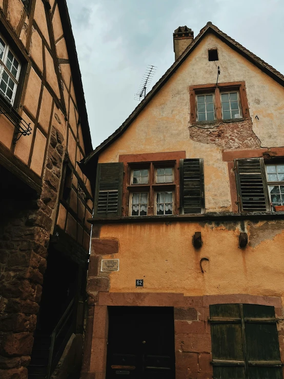 a big building with windows and a clock on it