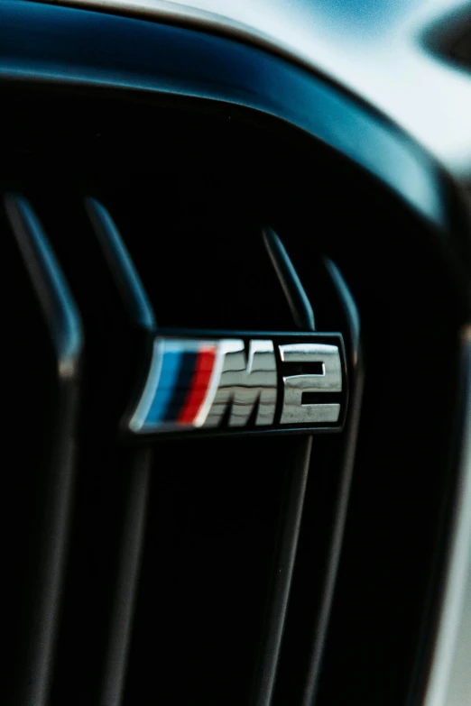 the grille and badge on a bmw car