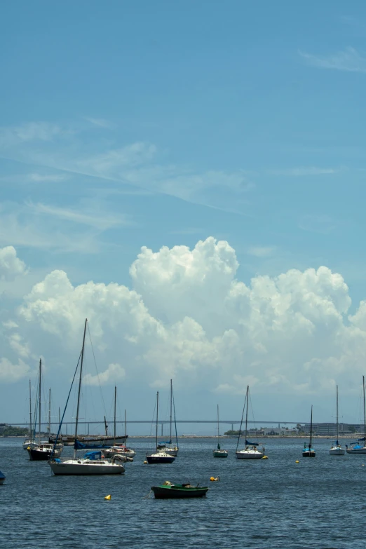 a body of water with several boats in it