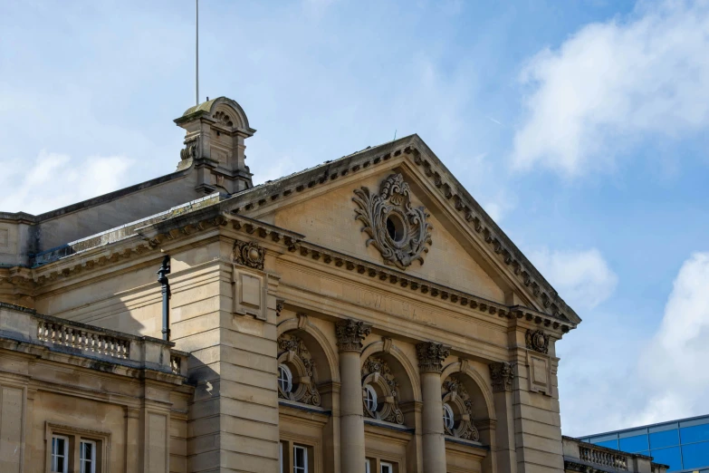 a very large building with some very fancy architecture