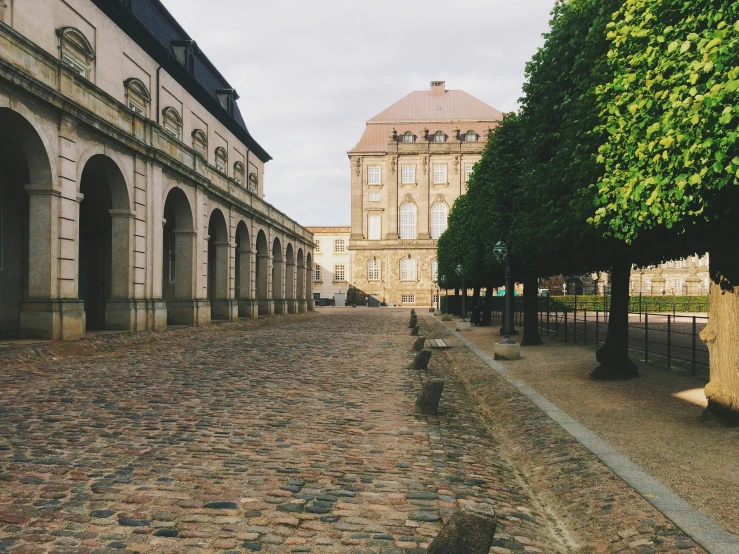 an image of a castle looking out over the city