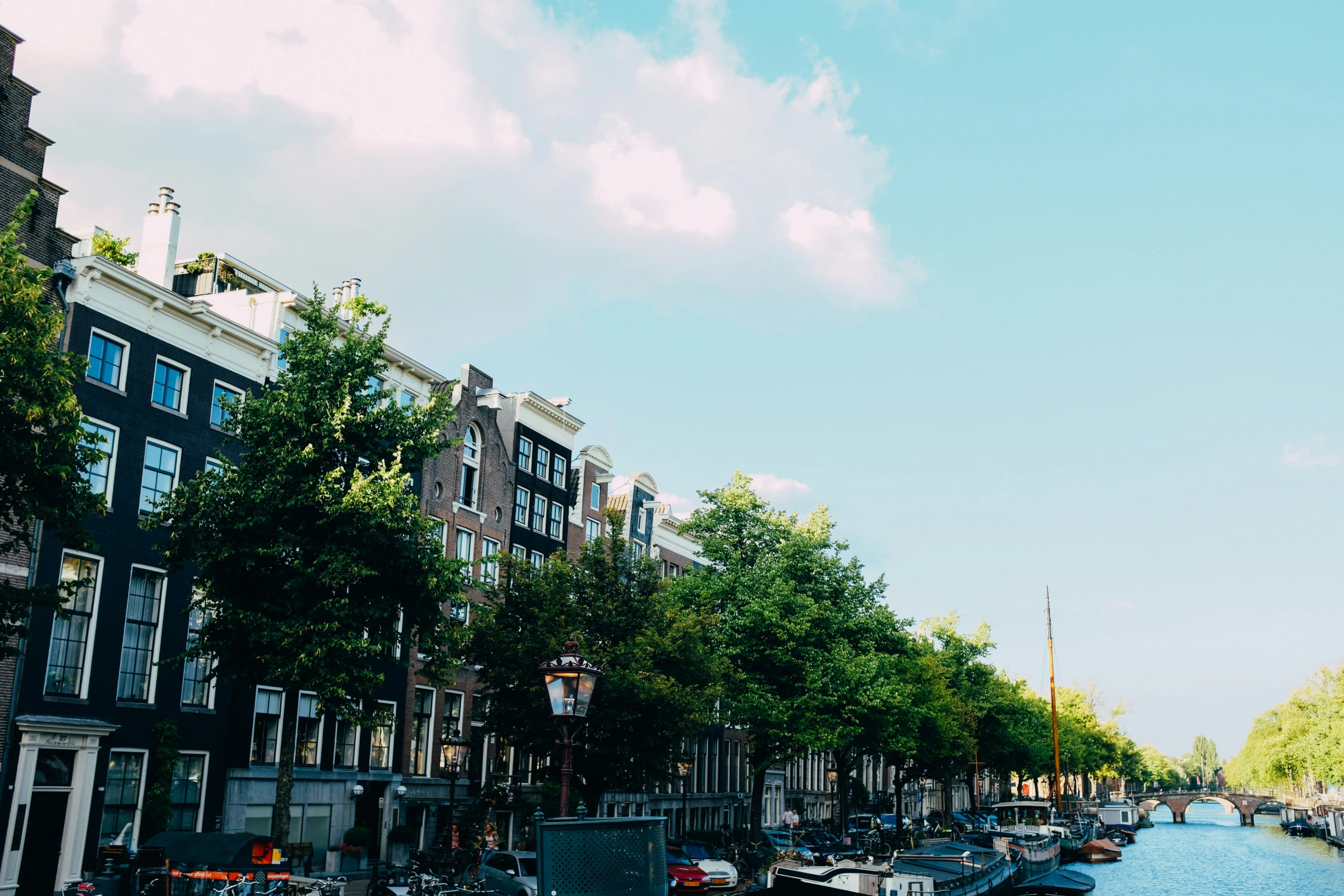 view of an urban waterway in the daylight