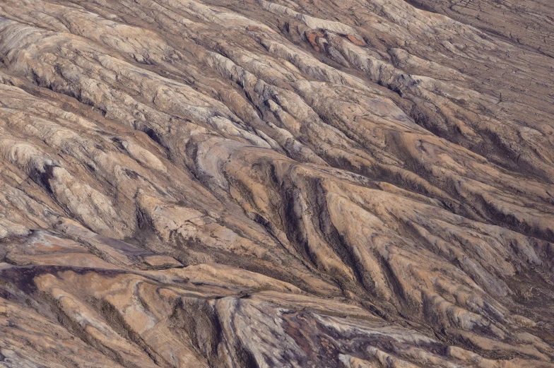 a mountain view with ridges, ridges, and ridges