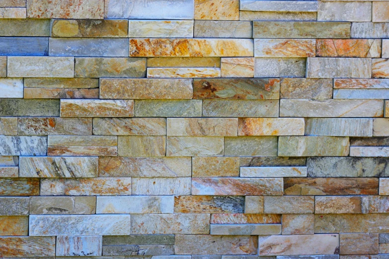 a close up of a decorative wall made of a block