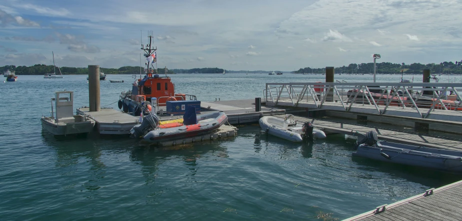 a boat tied to the pier for passengers