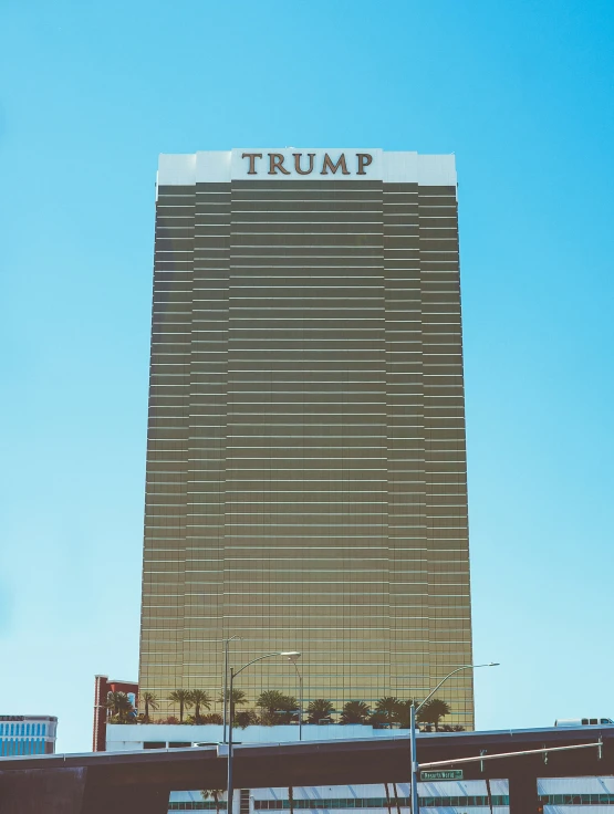 the building has trump on it's top
