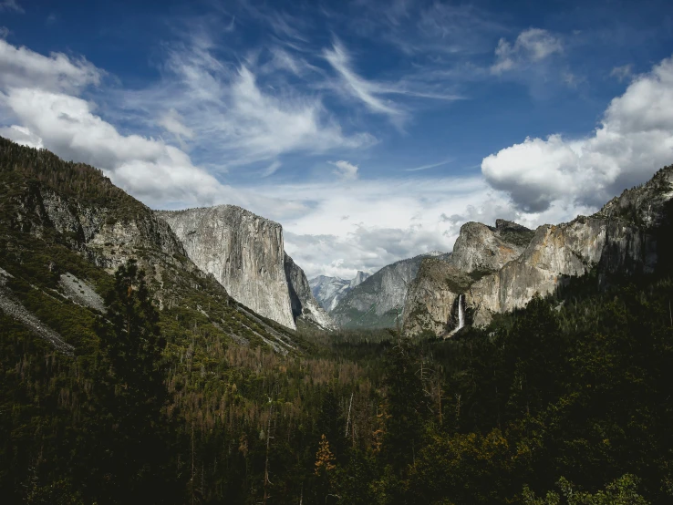 there is a mountain range with a clear sky above