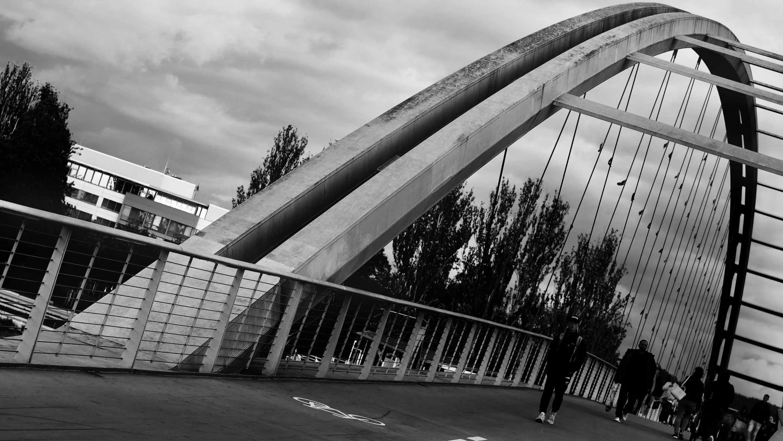 a person on a skate board on a city street