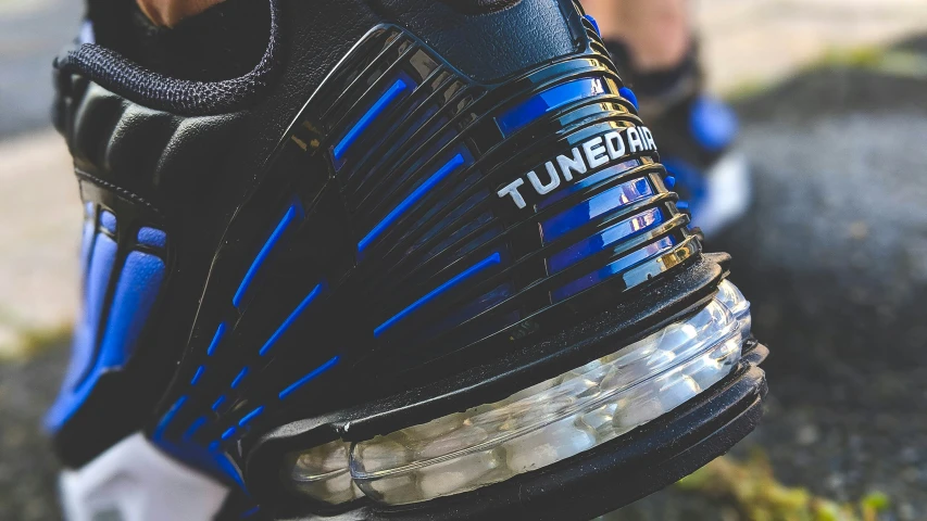 a close up s of the shoes of a professional rollerblading athlete