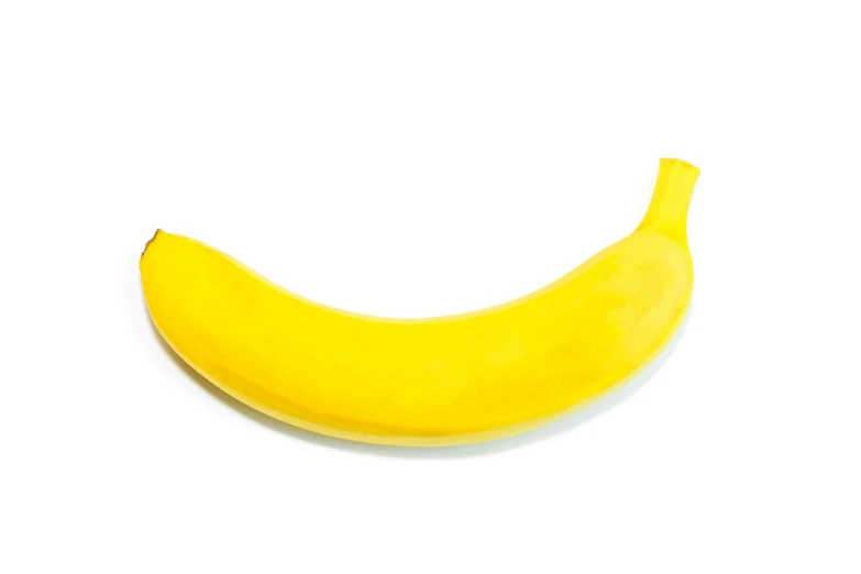 an upside down banana is yellow in color