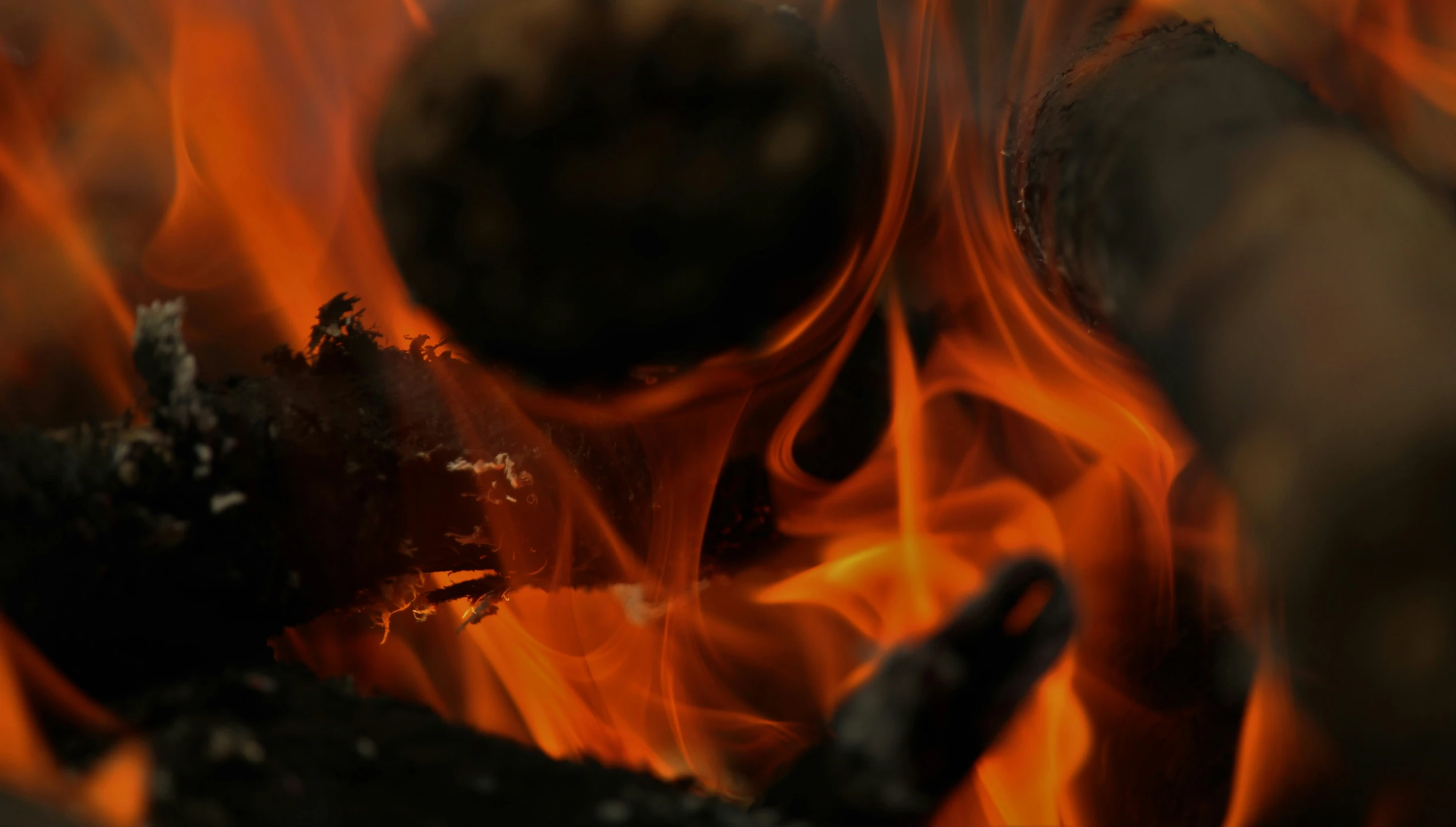 an image of fire being roasted in the fireplace