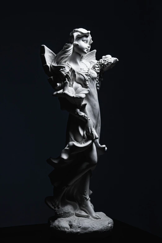 a statue of a woman with her arms outstretched