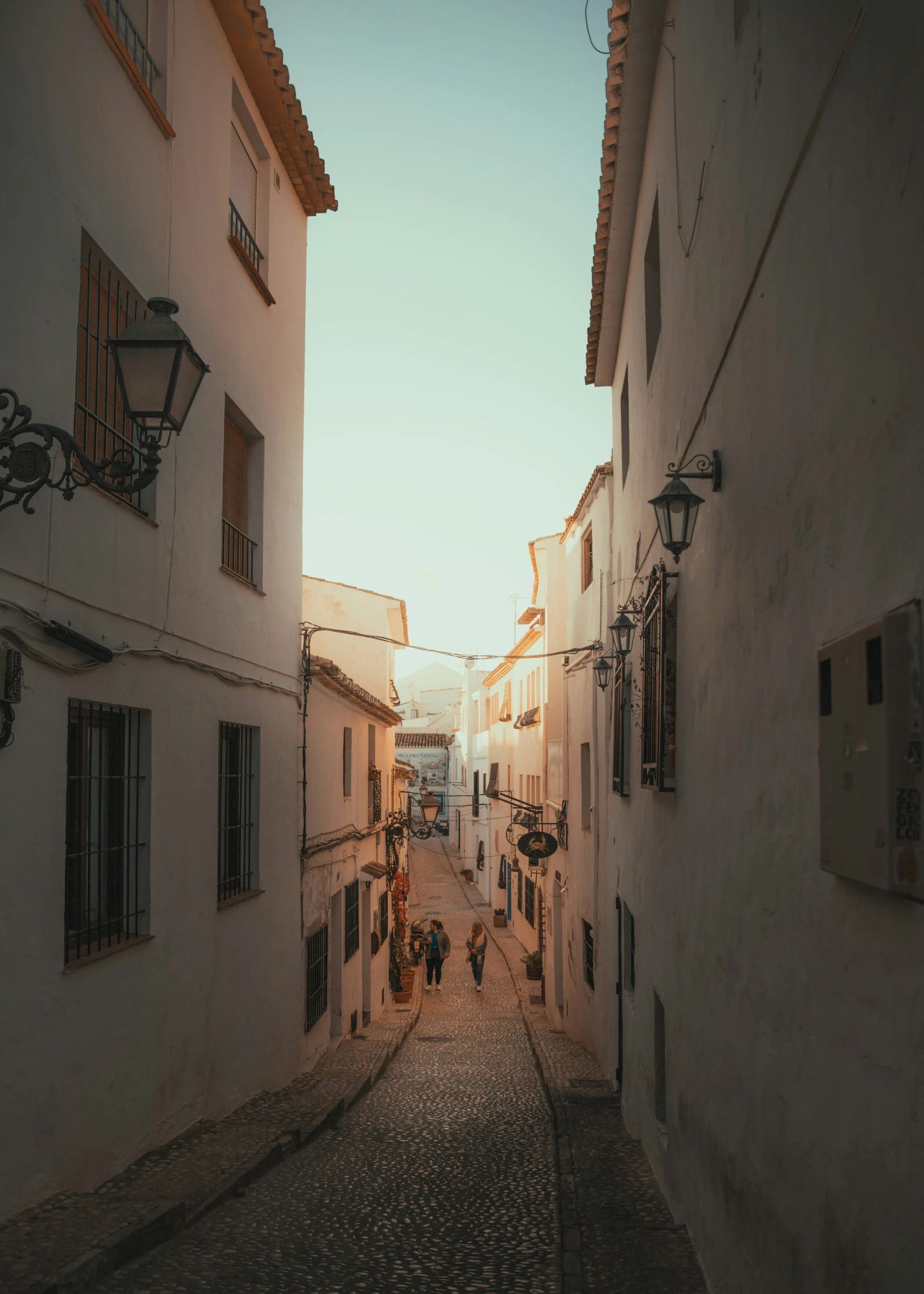 this is an image of a street in the city