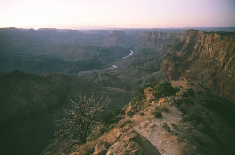 a view of the grand canyon in the middle of nowhere