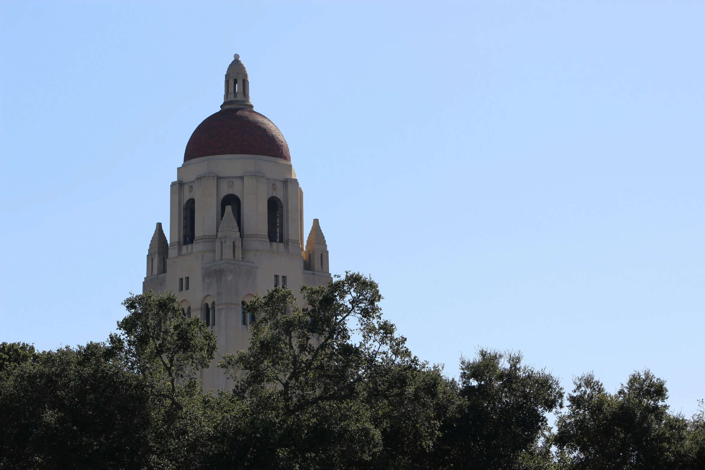 a building with a steeple in the background