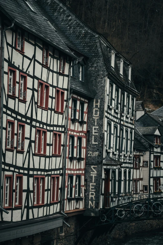 buildings of some kind near a body of water