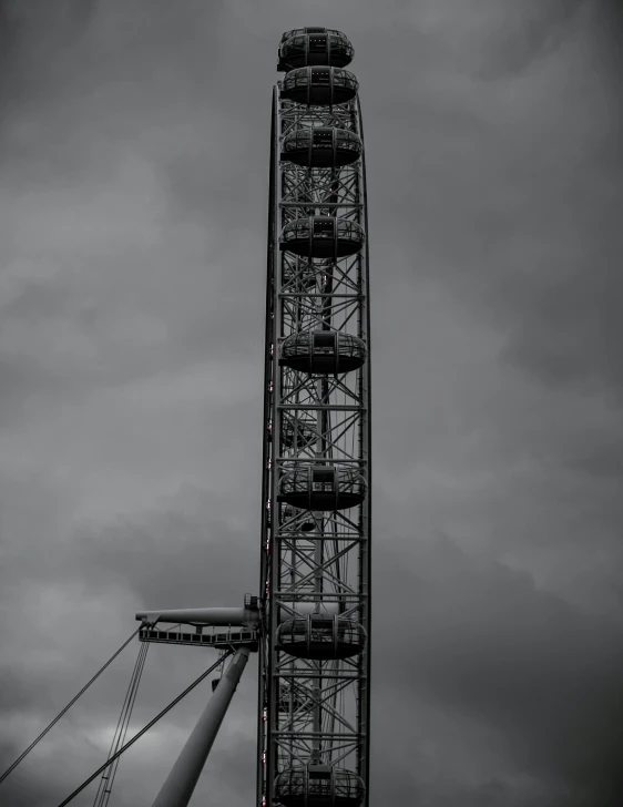 the tall wheel has many levels to climb up