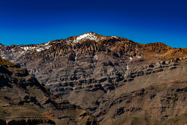 the high altitude mountain range is surrounded by scrubby scrubby grass