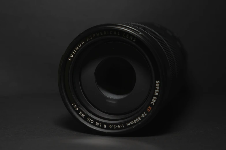 an aerial lens with a lens cap on