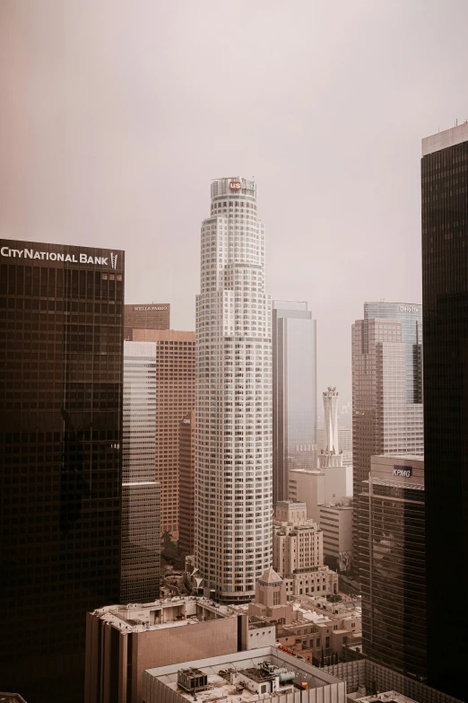 view of large city with high rise buildings