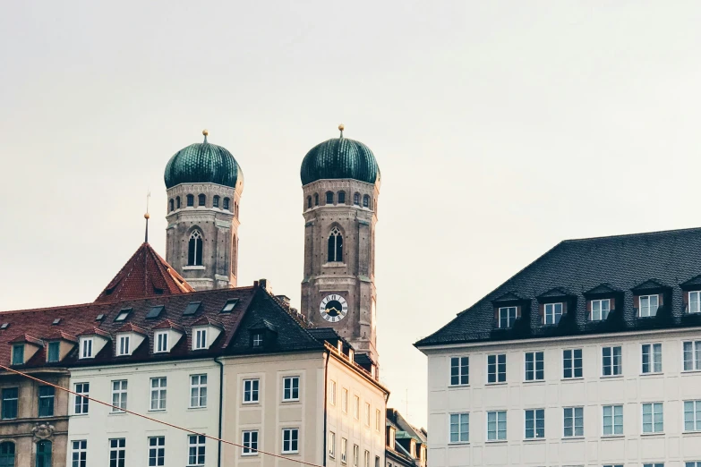 a very tall building sitting in the middle of town