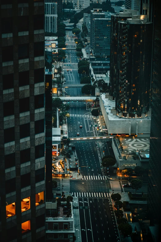this is a night time view of a city street