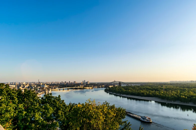 an image of the view from atop the hill