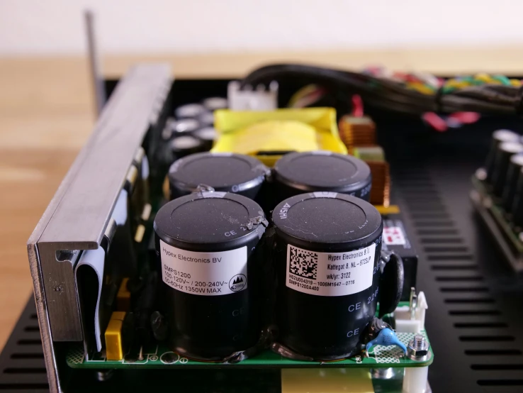 a couple of batteries are in a power supply