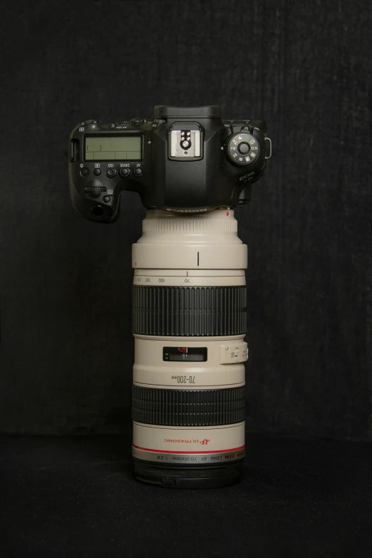 a camera that has some lens on it