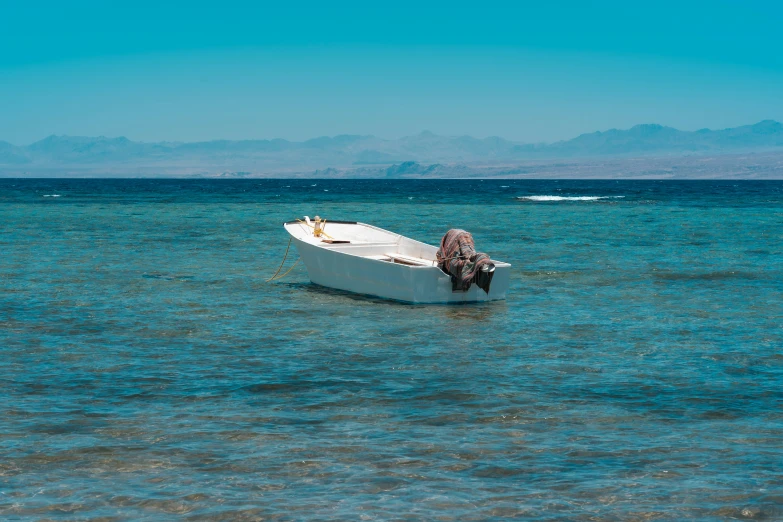 a boat that is floating on the water