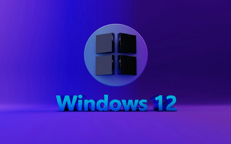 a window is displayed in the blue circle