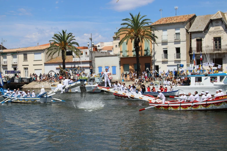 a large body of water with a bunch of boats