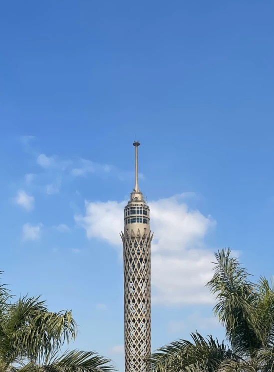 a big tower that is standing in the middle of the road