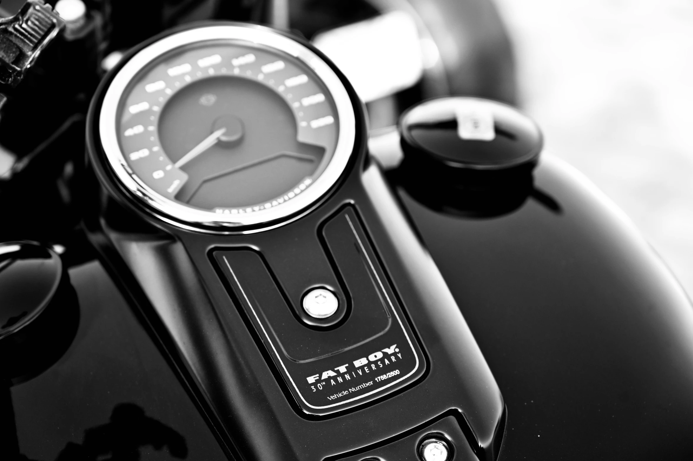 a close up of a motorcycle meter