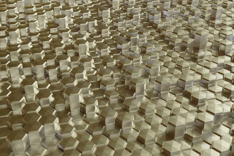 a large pattern of cubes are shown in this po